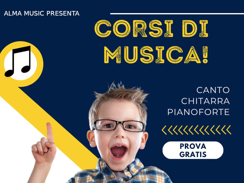 Corsi di musica per tutte le età e i livelli