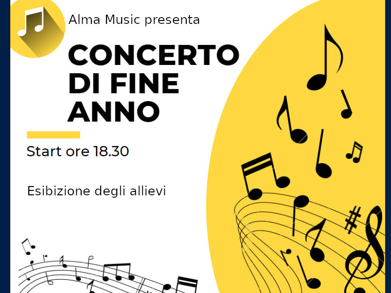 Concerto saggio studenti scuola musica sul palco